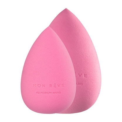 MAKE UP SPONGE MEDIUM-HARD fra MON RÊVE, våd og tør