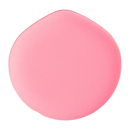 Rund pink Cushion makeupsvamp til ansigtet med afrundede kanter