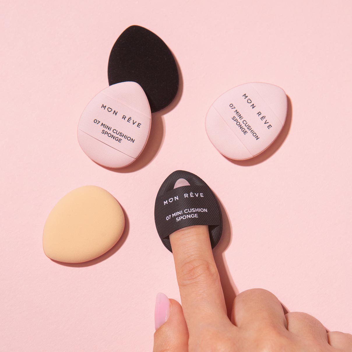 Mon Reve mini flade svampe til makeup